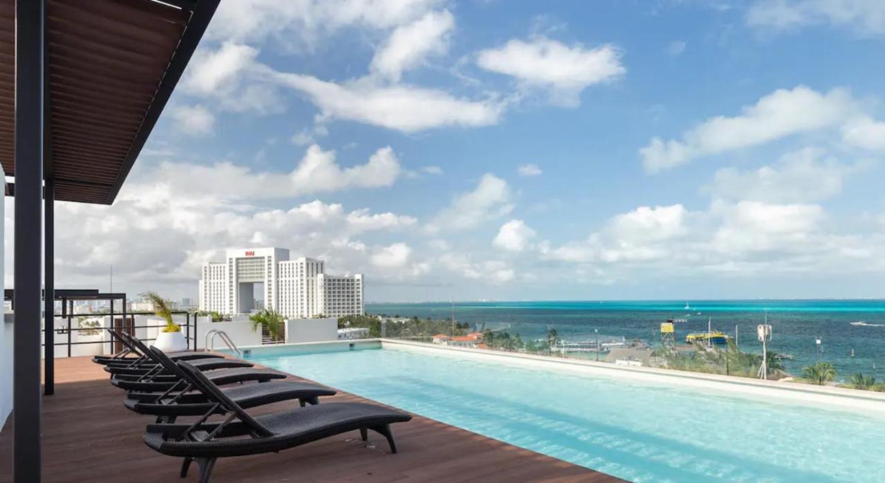 Elegant Apartment Well Located In The Hotel Zone Of Cancun Cancún Exterior foto